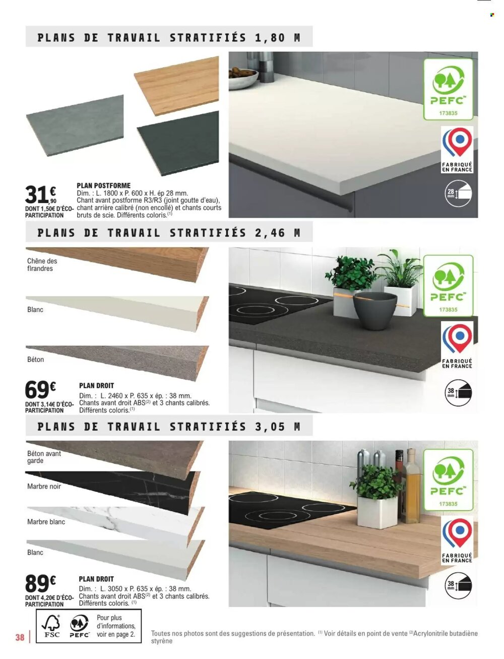 Prospectus promotionnel E.Leclerc Brico valable à partir du 06/01/2026 - Page 38.
