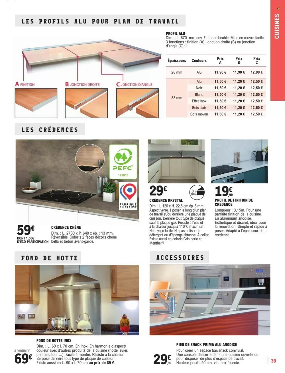 Prospectus promotionnel E.Leclerc Brico valable à partir du 06/01/2026 - Page 39.