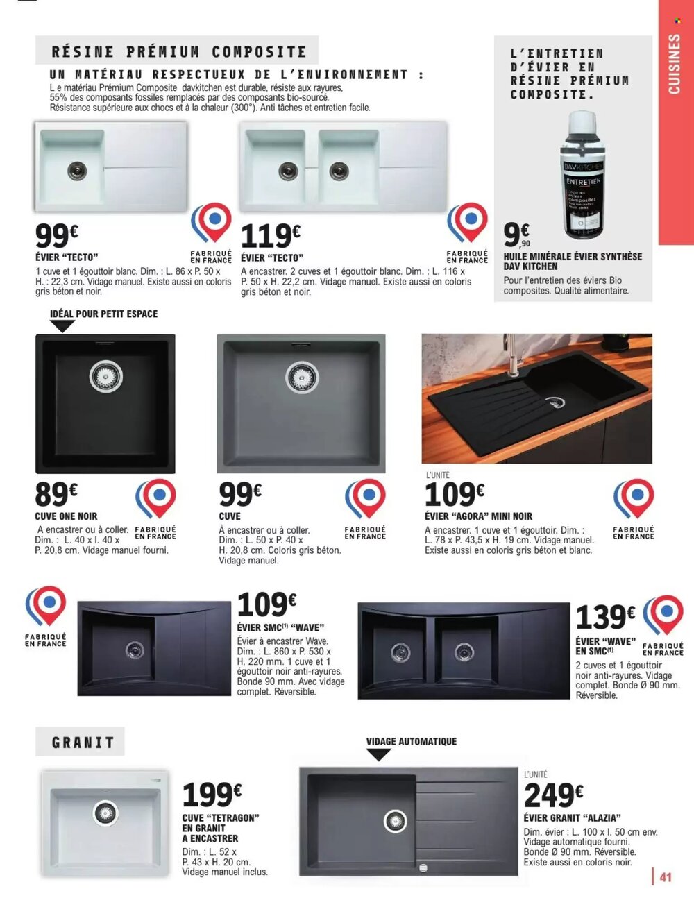 Prospectus promotionnel E.Leclerc Brico valable à partir du 06/01/2026 - Page 41.