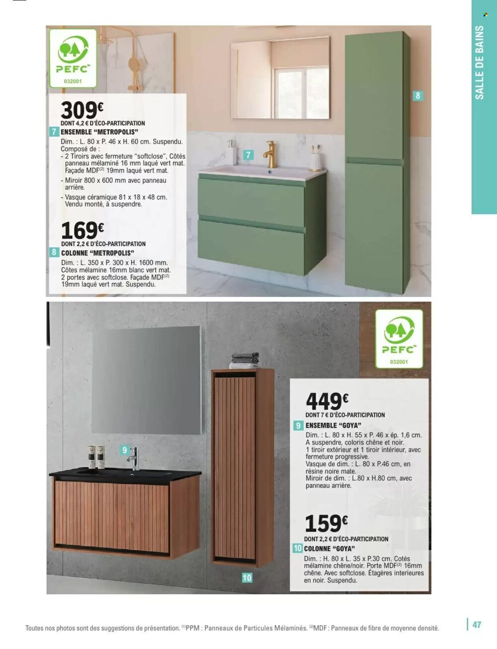 Prospectus promotionnel E.Leclerc Brico valable à partir du 06/01/2026 - Page 47.