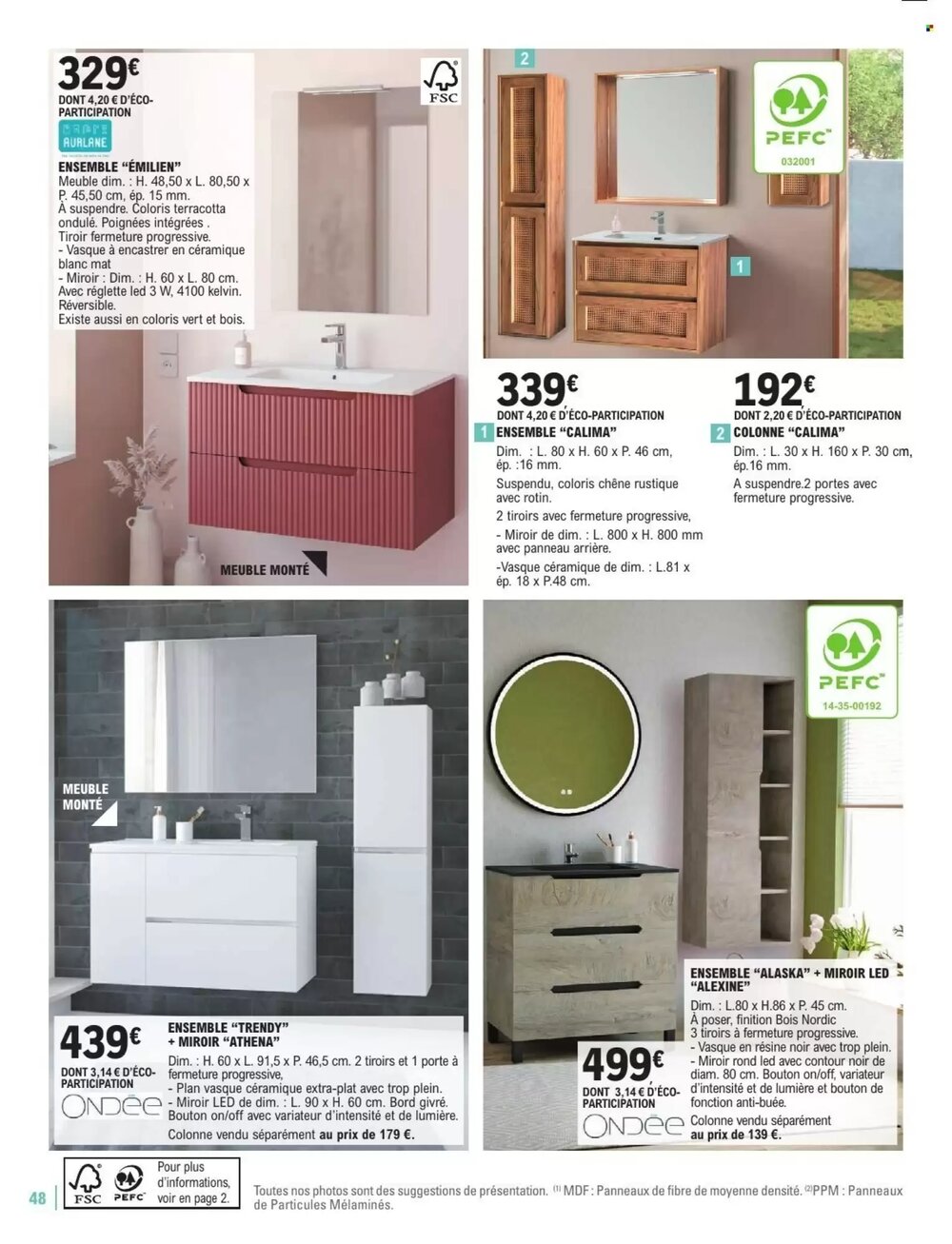 Prospectus promotionnel E.Leclerc Brico valable à partir du 06/01/2026 - Page 48.