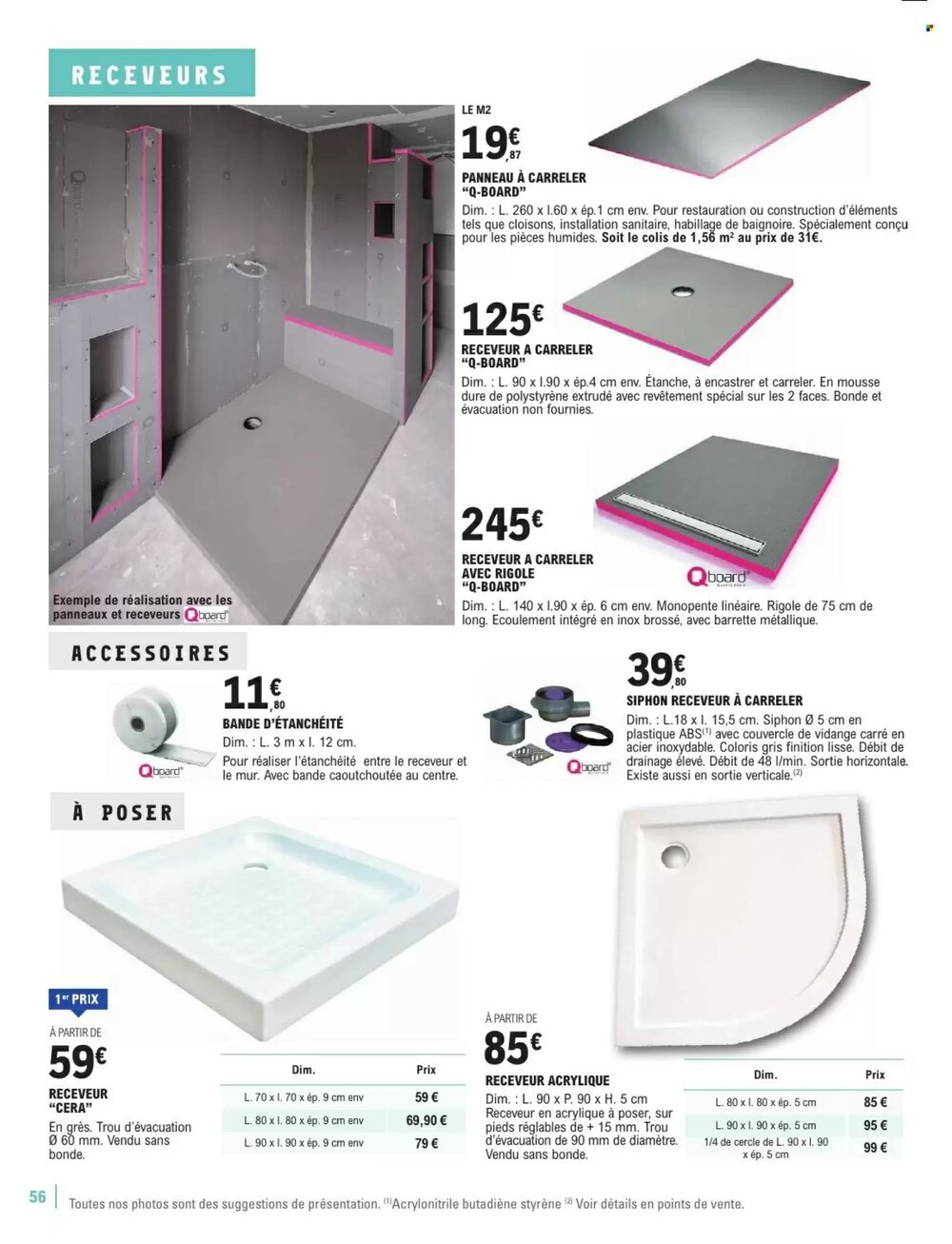 Prospectus promotionnel E.Leclerc Brico valable à partir du 06/01/2026 - Page 56.