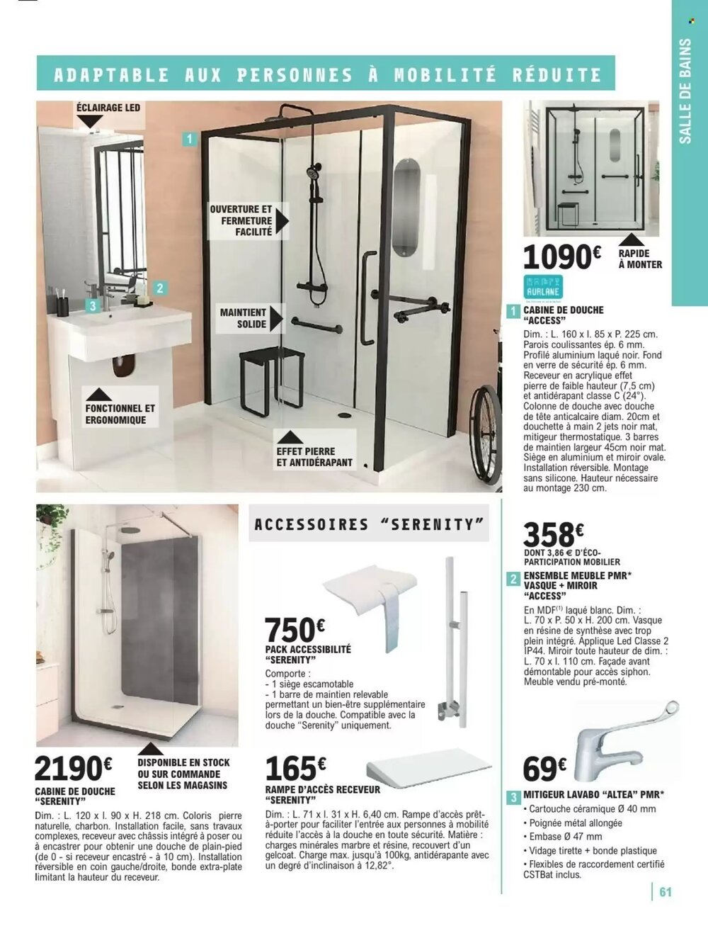 Prospectus promotionnel E.Leclerc Brico valable à partir du 06/01/2026 - Page 61.