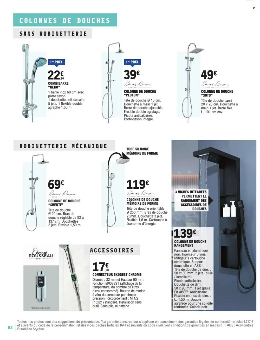 Prospectus promotionnel E.Leclerc Brico valable à partir du 06/01/2026 - Page 62.