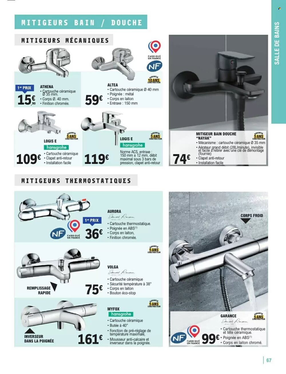 Prospectus promotionnel E.Leclerc Brico valable à partir du 06/01/2026 - Page 67.