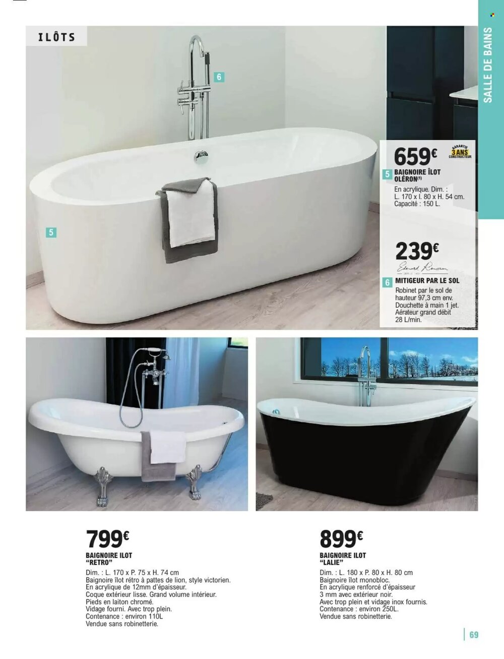 Prospectus promotionnel E.Leclerc Brico valable à partir du 06/01/2026 - Page 69.