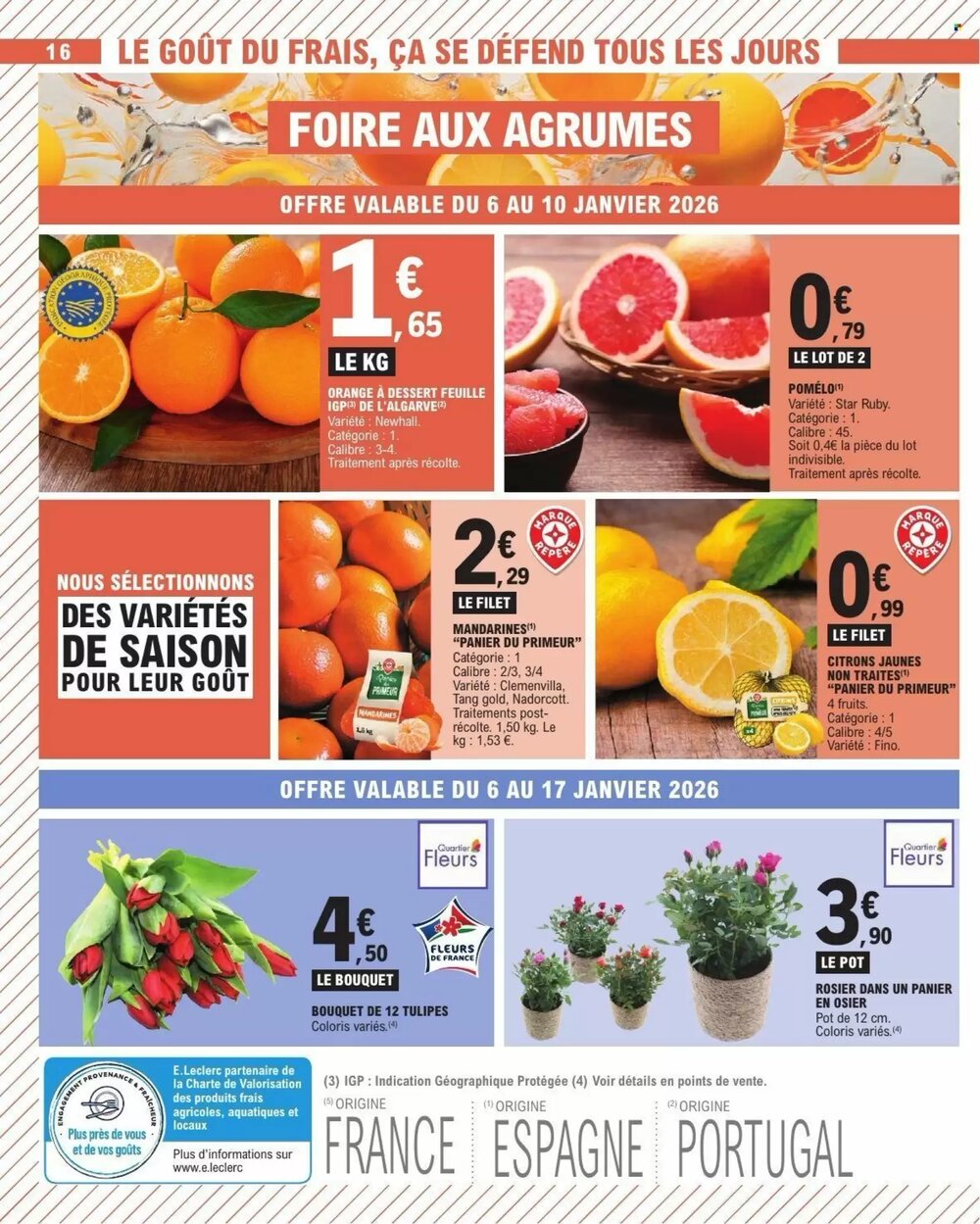 Prospectus promotionnel E.Leclerc valable à partir du 06/01/2026 - Page 16.
