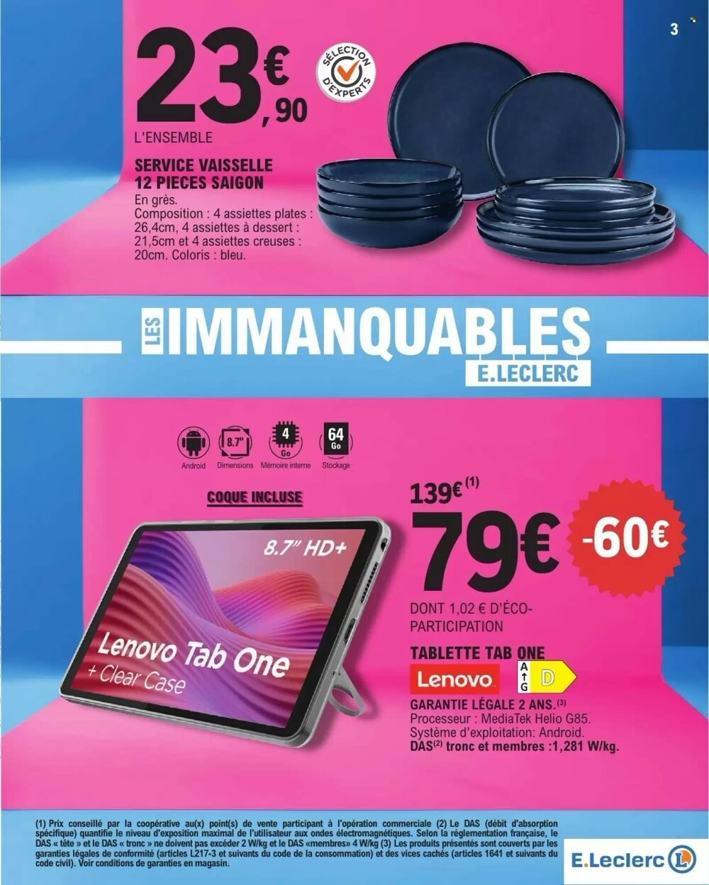 Prospectus promotionnel E.Leclerc valable à partir du 06/01/2026 - Page 3.