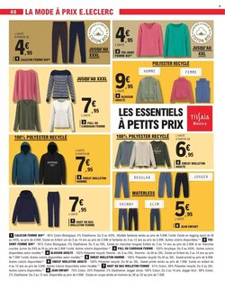Prospectus promotionnel E.Leclerc valable à partir du 06/01/2026 - Page 40.