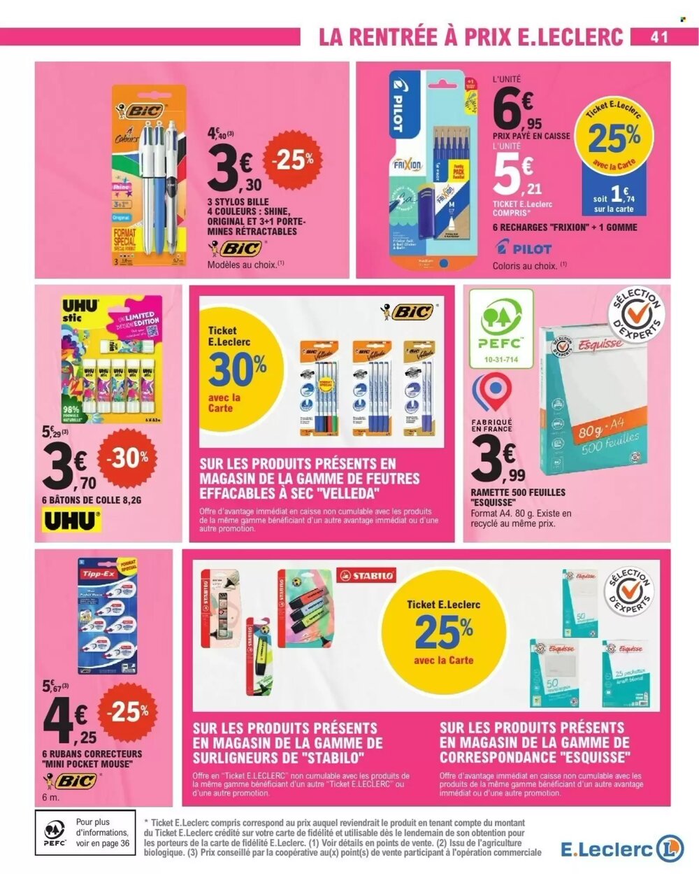 Prospectus promotionnel E.Leclerc valable à partir du 06/01/2026 - Page 41.