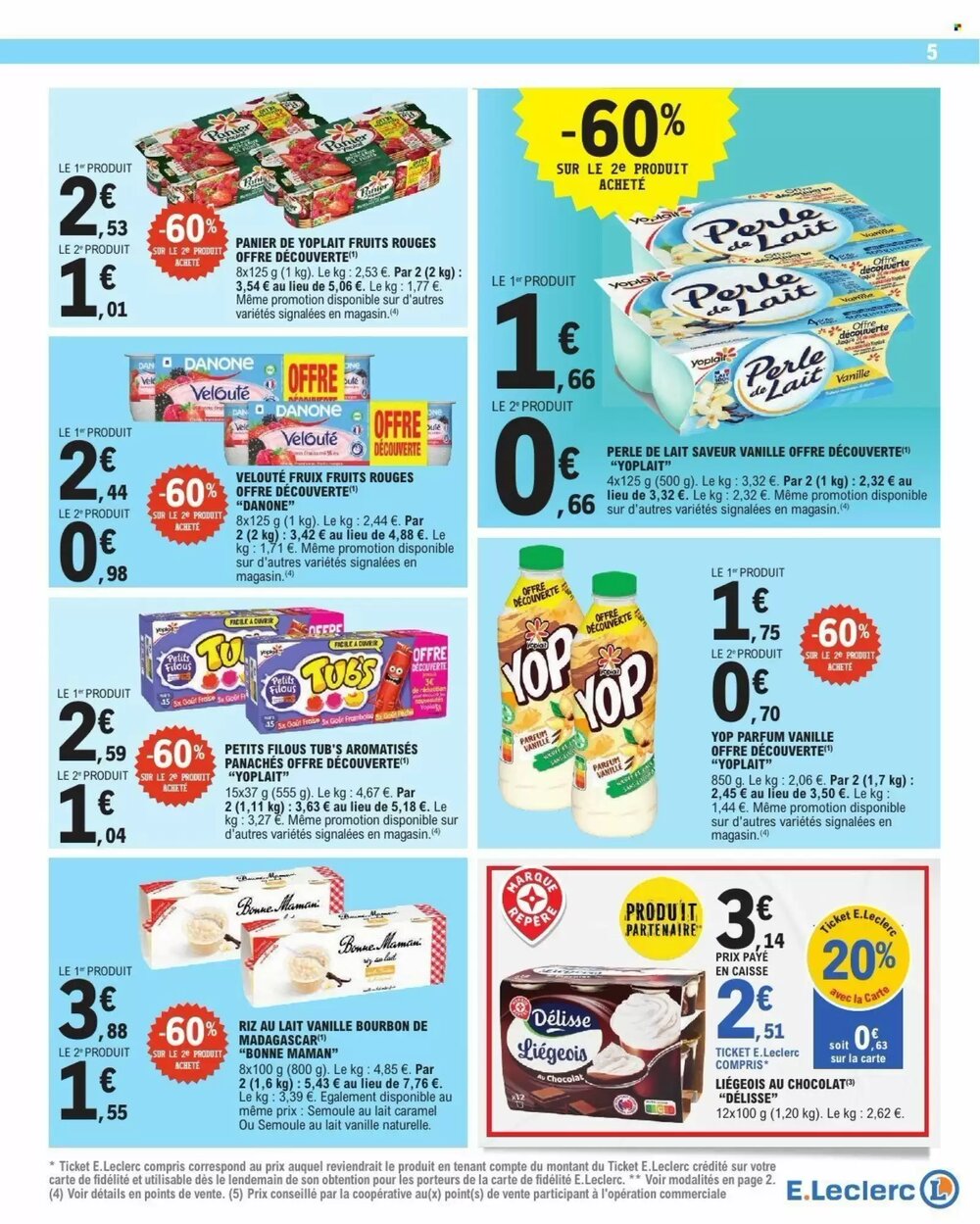 Prospectus promotionnel E.Leclerc valable à partir du 06/01/2026 - Page 5.