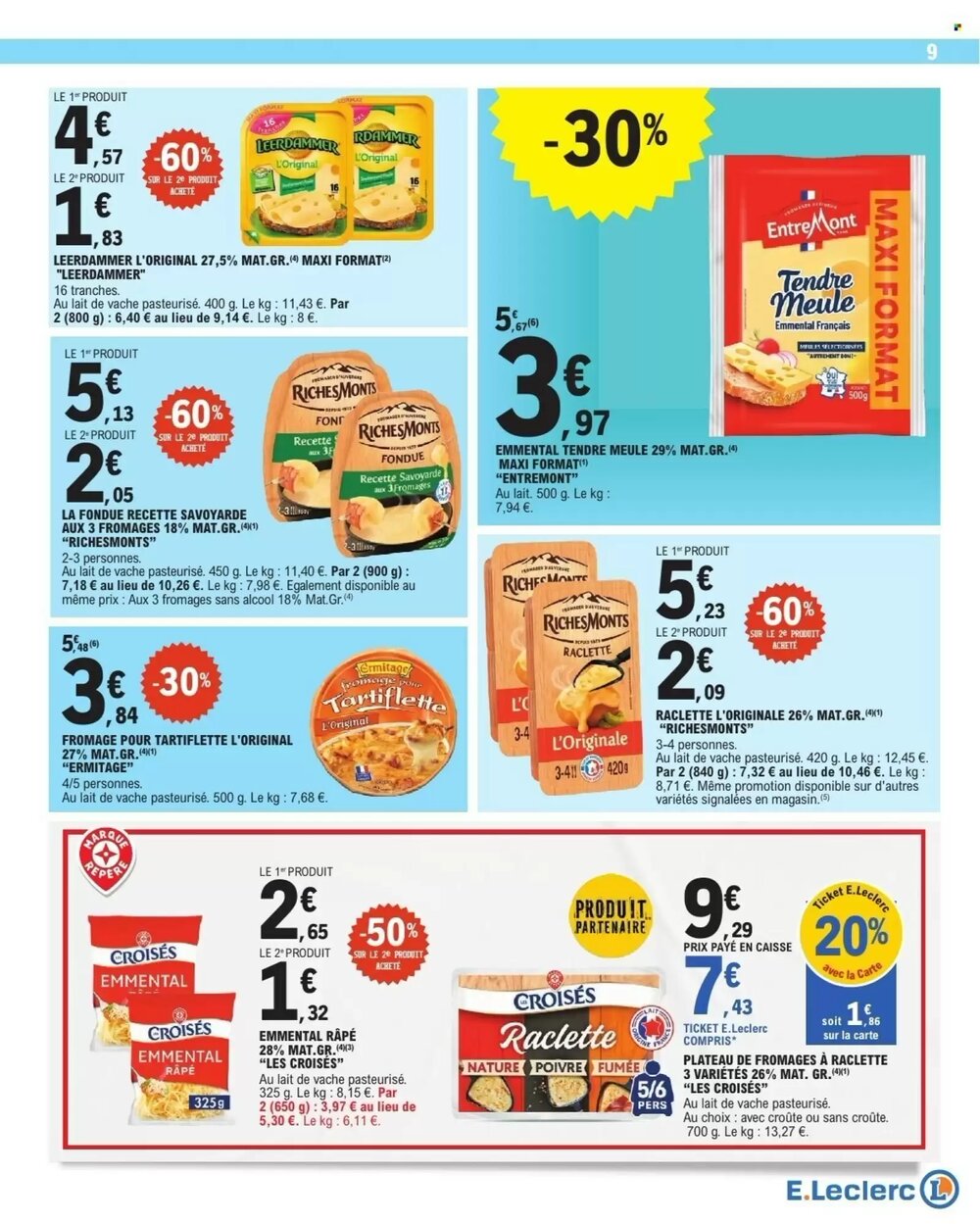 Prospectus promotionnel E.Leclerc valable à partir du 06/01/2026 - Page 9.