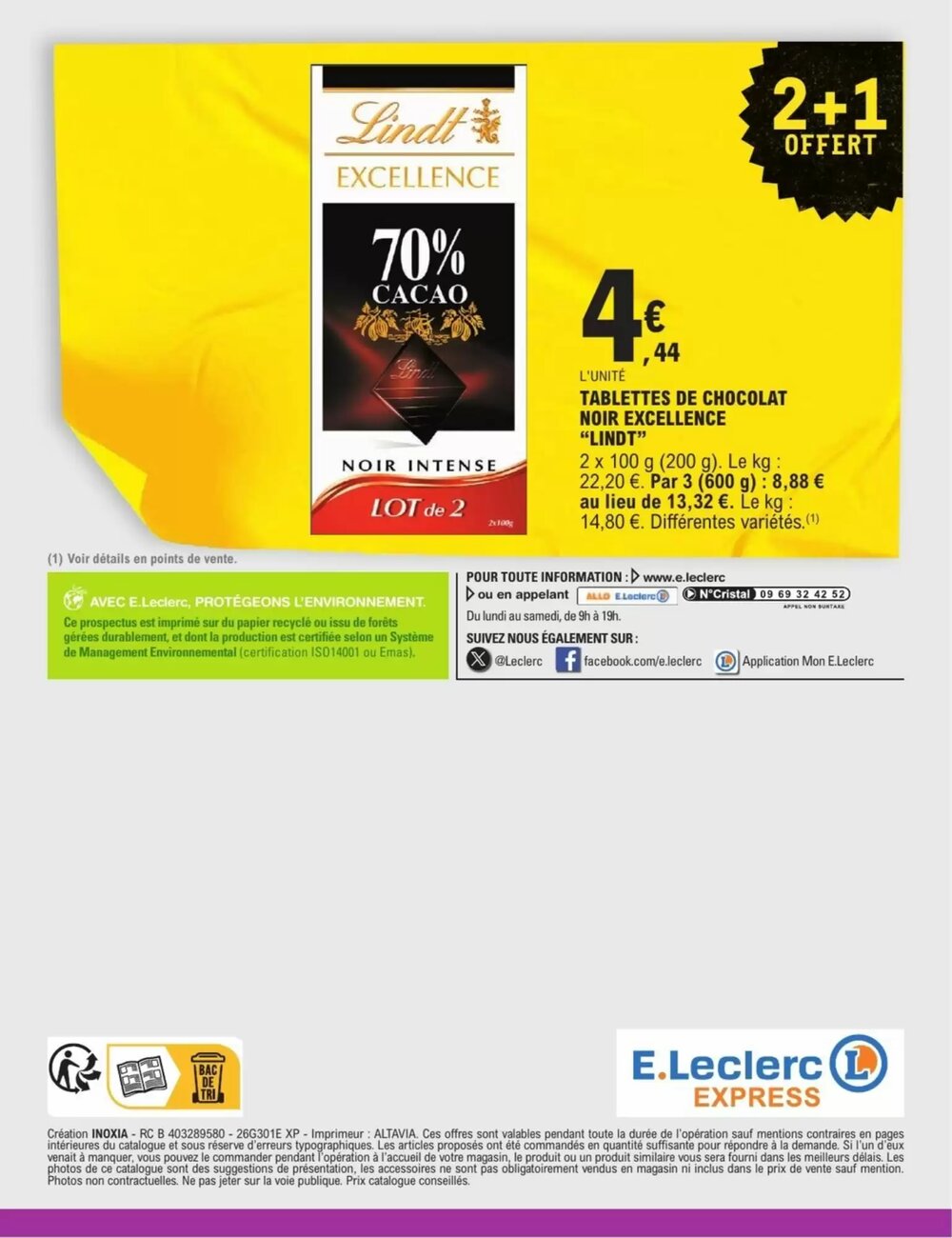 Prospectus promotionnel E.Leclerc Express valable à partir du 06/01/2026 - Page 16.