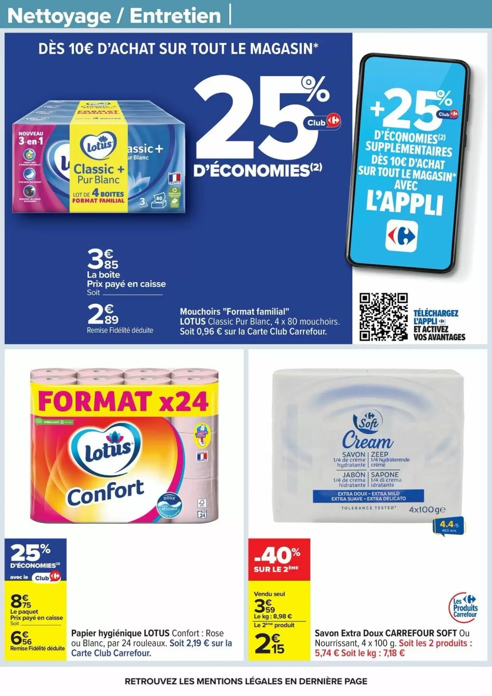 Prospectus promotionnel Carrefour valable à partir du 06/01/2026 - Page 62.
