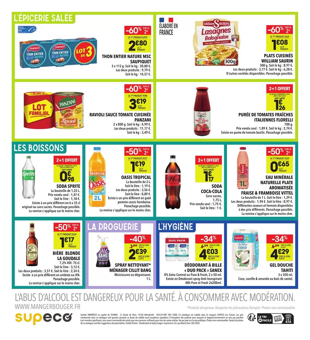 Prospectus promotionnel Supeco valable à partir du 06/01/2026 - Page 4.