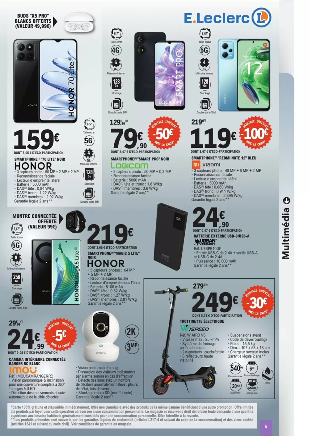 Prospectus promotionnel E.Leclerc valable à partir du 06/01/2026 - Page 5.