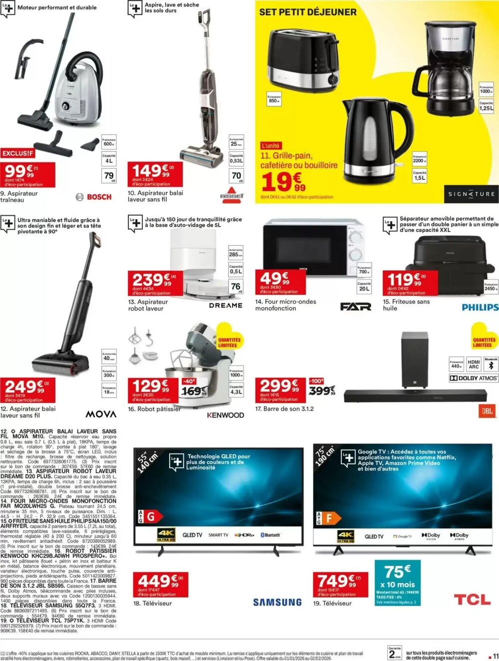 Prospectus promotionnel BUT valable à partir du 06/01/2026 - Page 11.