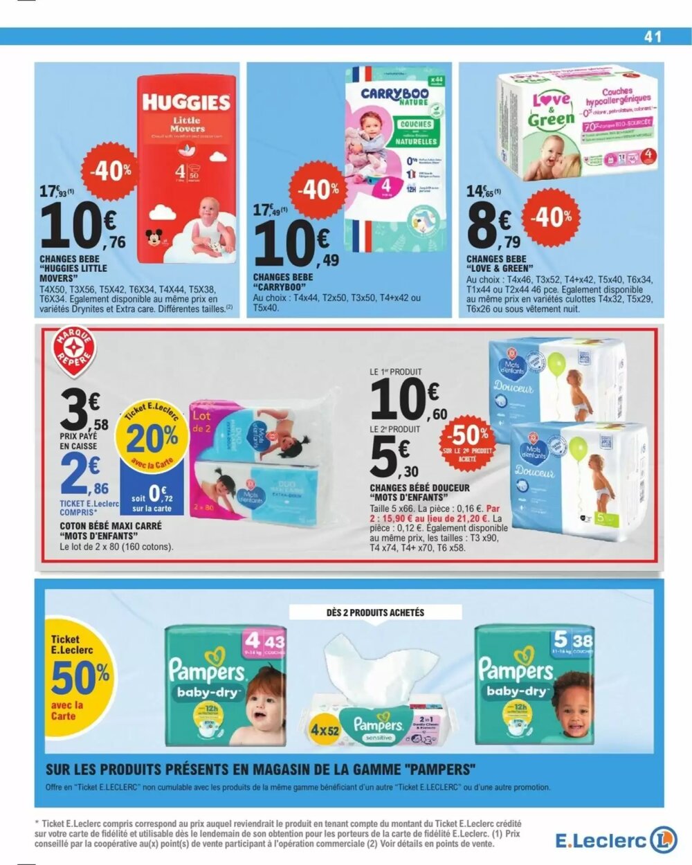 Prospectus promotionnel E.Leclerc valable à partir du 06/01/2026 - Page 41.