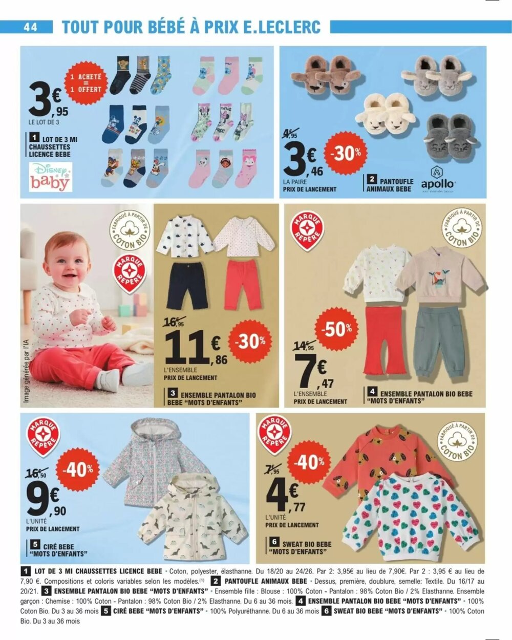 Prospectus promotionnel E.Leclerc valable à partir du 06/01/2026 - Page 44.