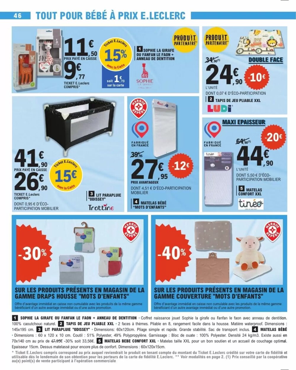 Prospectus promotionnel E.Leclerc valable à partir du 06/01/2026 - Page 46.