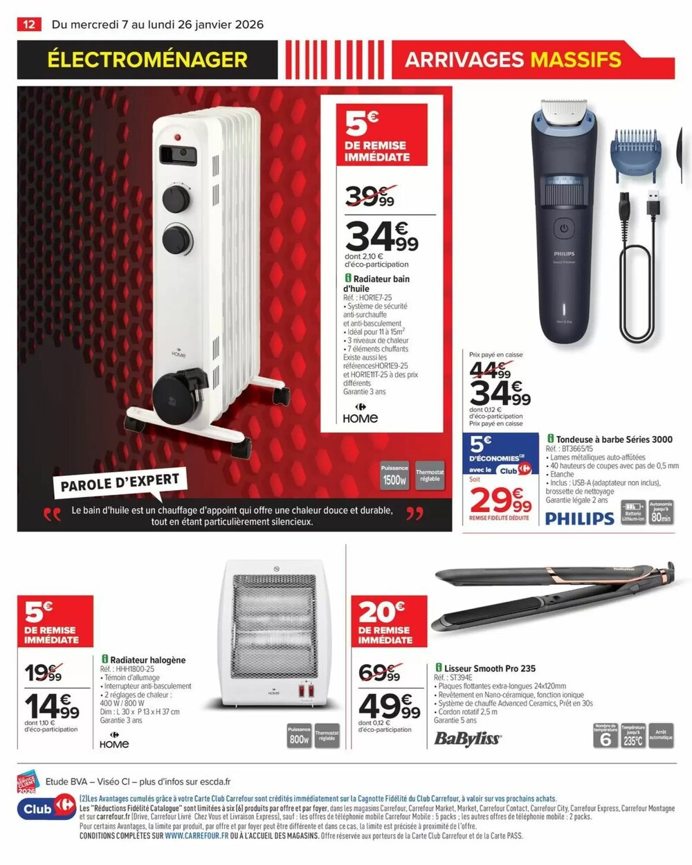 Prospectus promotionnel Carrefour valable à partir du 07/01/2026 - Page 14.