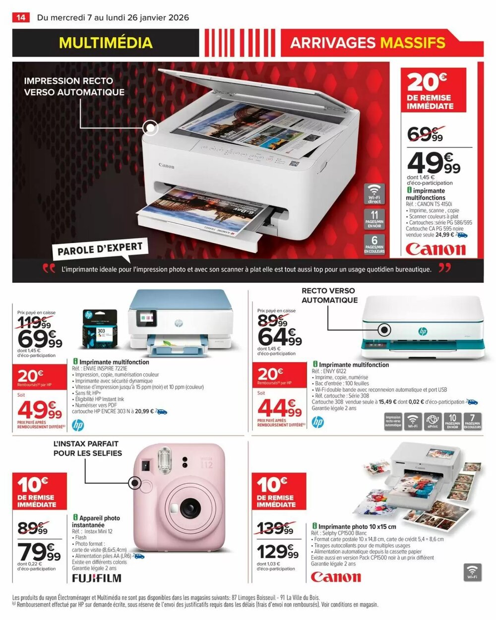 Prospectus promotionnel Carrefour valable à partir du 07/01/2026 - Page 16.