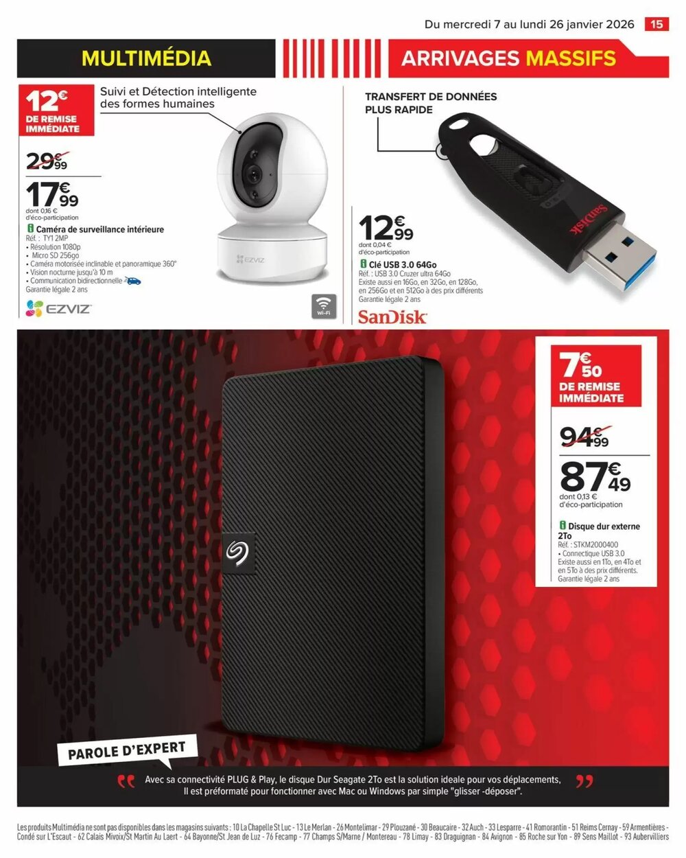 Prospectus promotionnel Carrefour valable à partir du 07/01/2026 - Page 17.