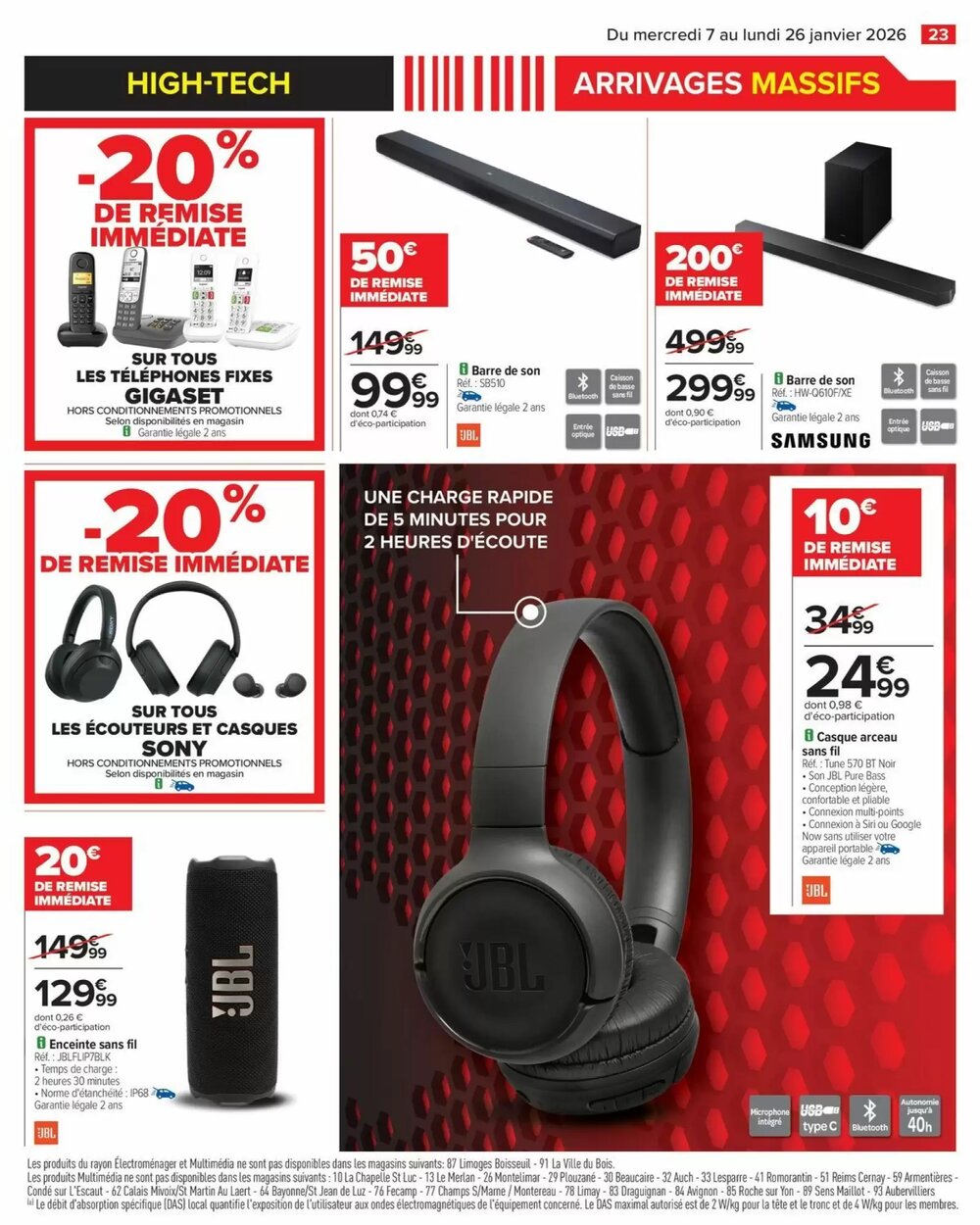 Prospectus promotionnel Carrefour valable à partir du 07/01/2026 - Page 25.