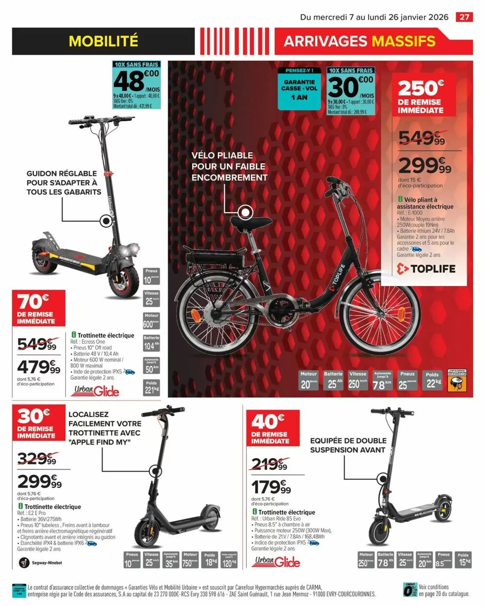 Prospectus promotionnel Carrefour valable à partir du 07/01/2026 - Page 29.