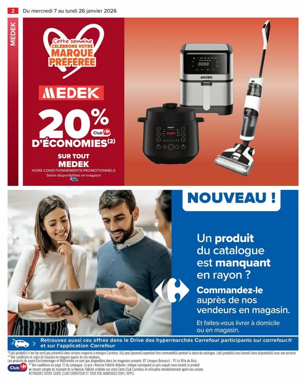 Prospectus promotionnel Carrefour valable à partir du 07/01/2026 - Page 4.