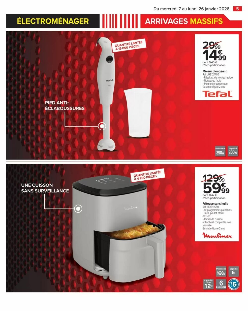 Prospectus promotionnel Carrefour valable à partir du 07/01/2026 - Page 7.