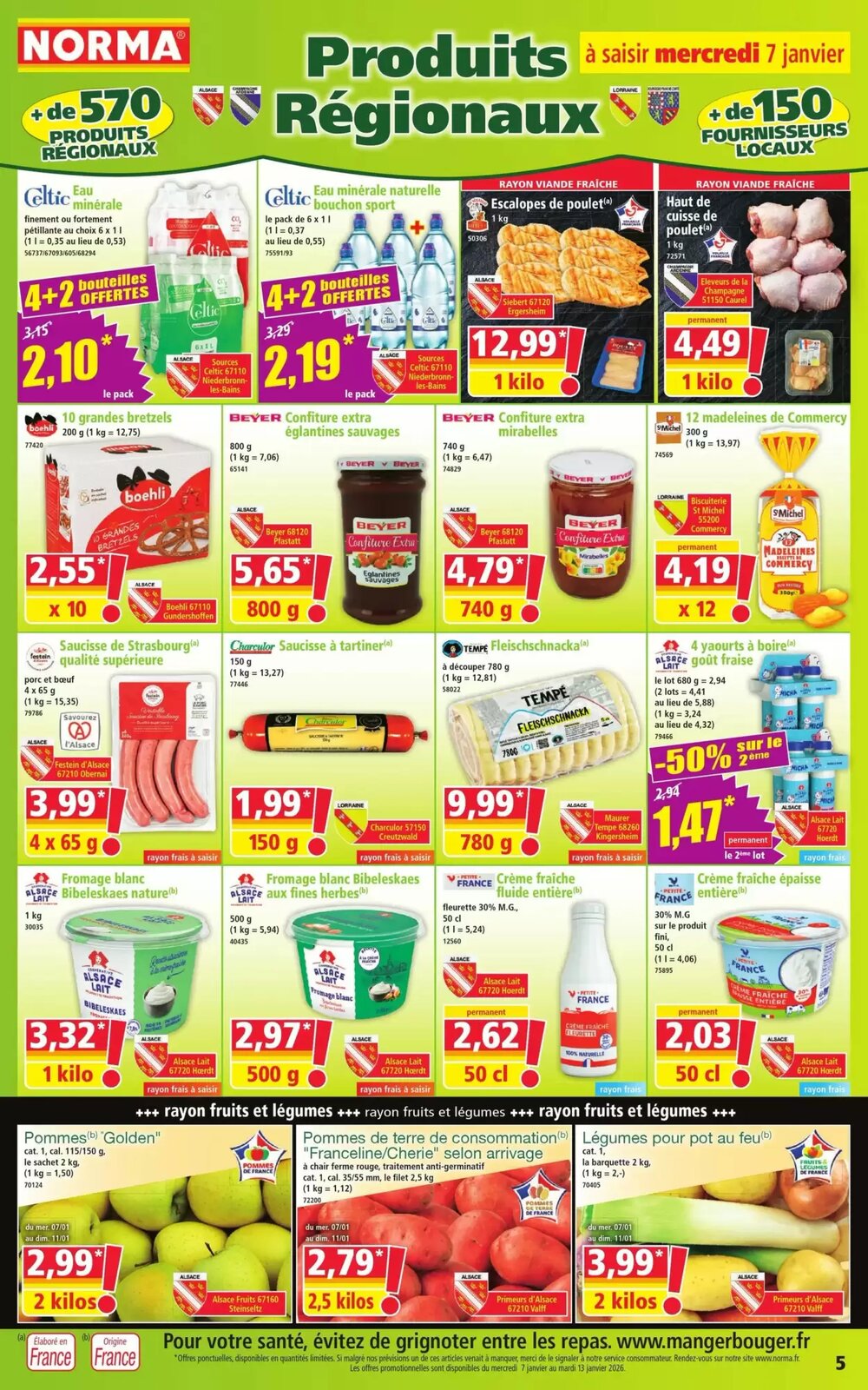 Prospectus promotionnel Norma valable à partir du 07/01/2026 - Page 5.