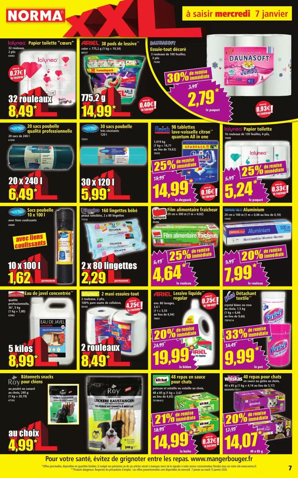 Prospectus promotionnel Norma valable à partir du 07/01/2026 - Page 7.