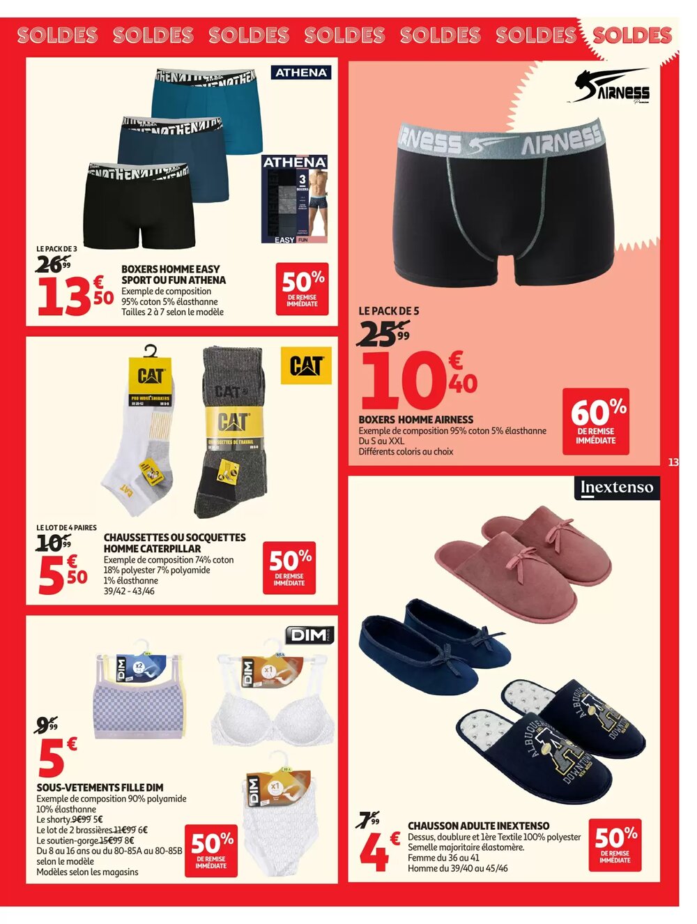 Prospectus promotionnel Auchan valable à partir du 07/01/2026 - Page 13.