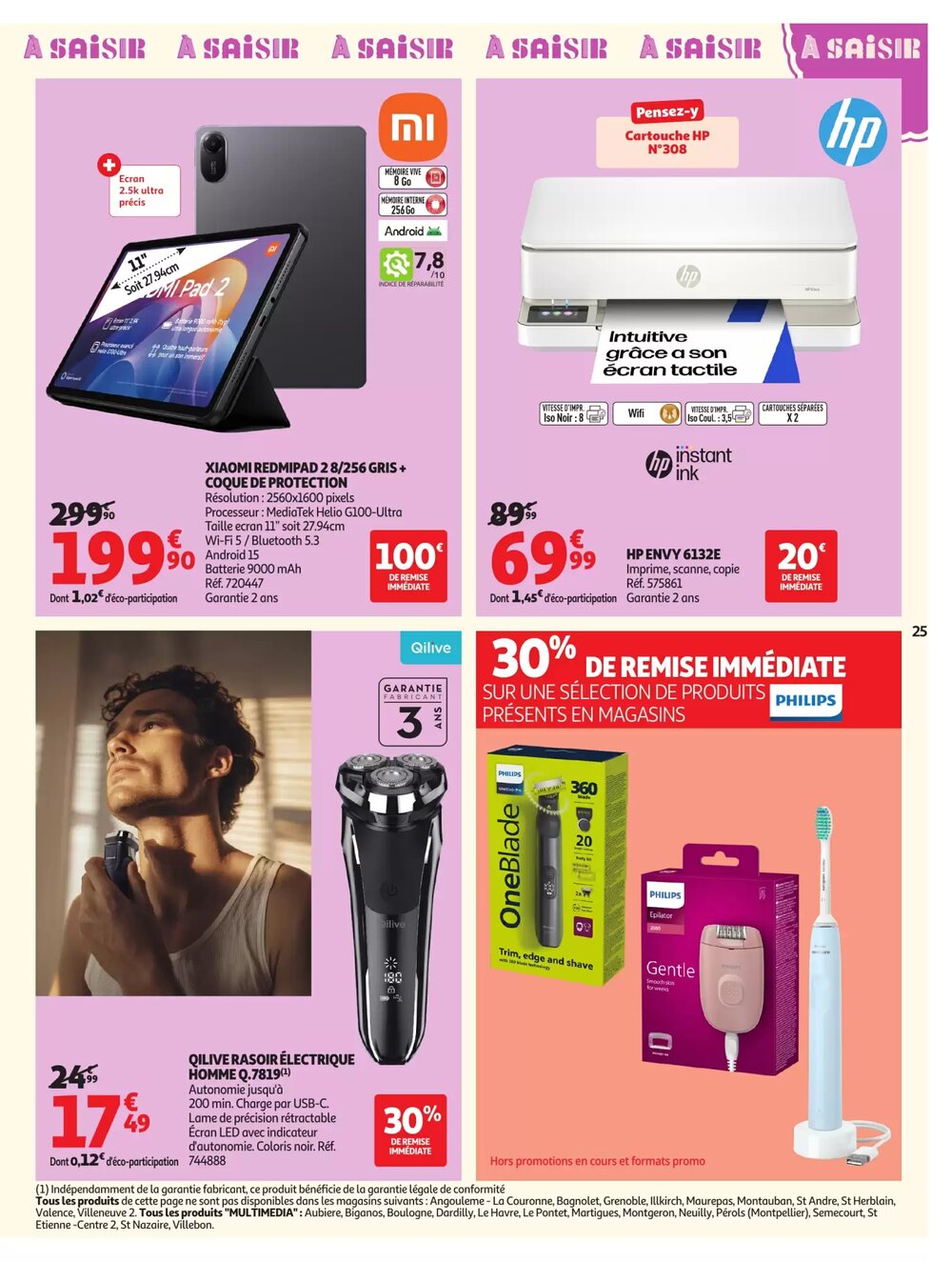 Prospectus promotionnel Auchan valable à partir du 07/01/2026 - Page 25.