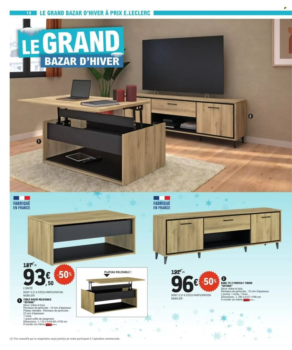 Prospectus promotionnel E.Leclerc valable à partir du 07/01/2026 - Page 10.