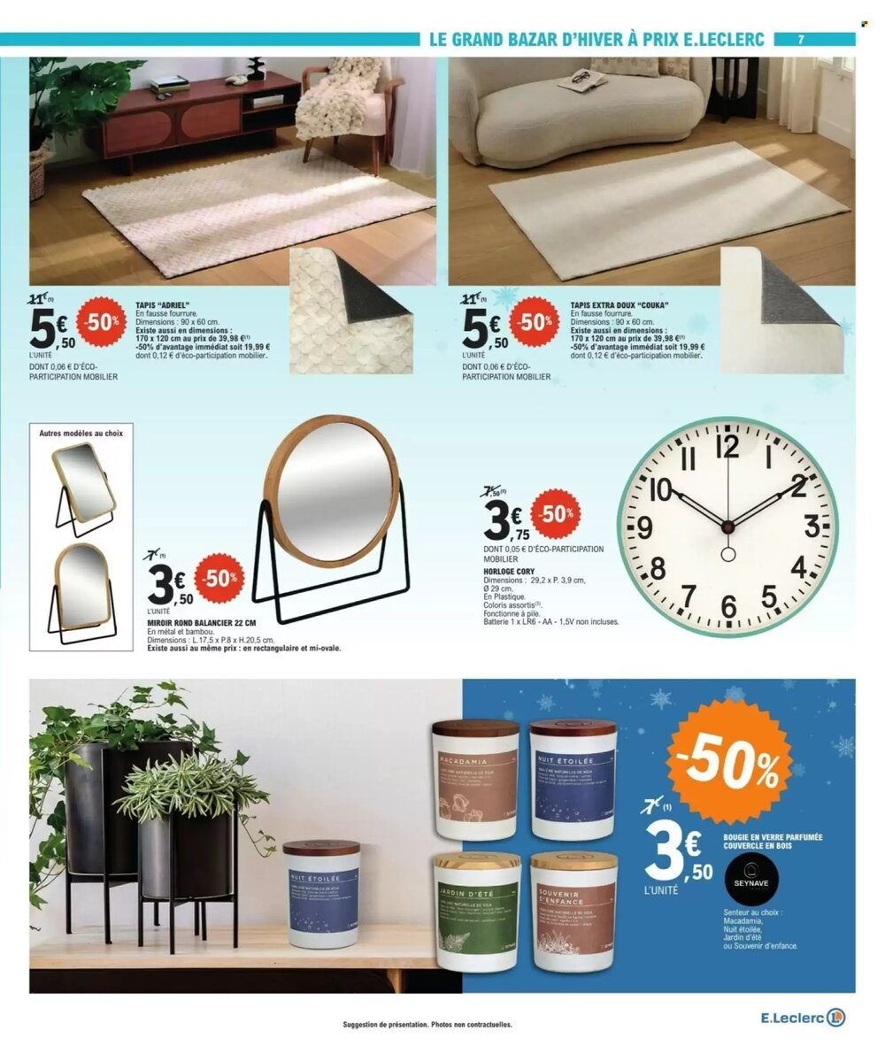 Prospectus promotionnel E.Leclerc valable à partir du 07/01/2026 - Page 7.