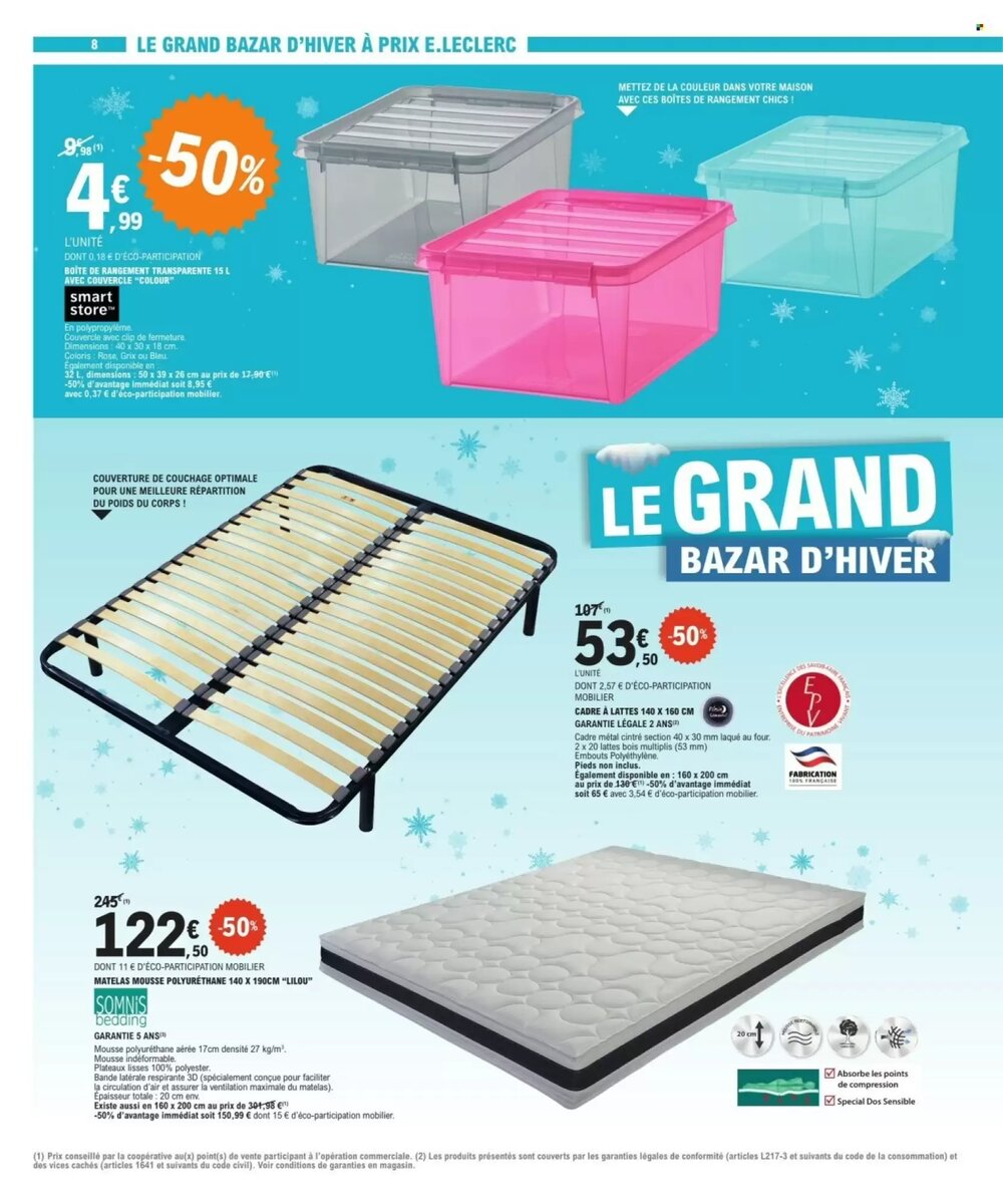 Prospectus promotionnel E.Leclerc valable à partir du 07/01/2026 - Page 8.
