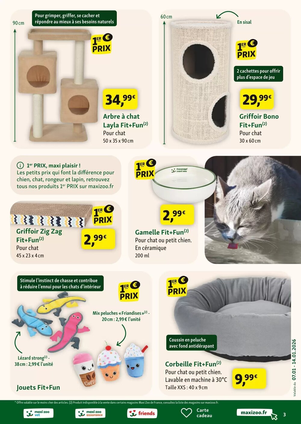 Prospectus promotionnel Maxi Zoo valable à partir du 07/01/2026 - Page 3.