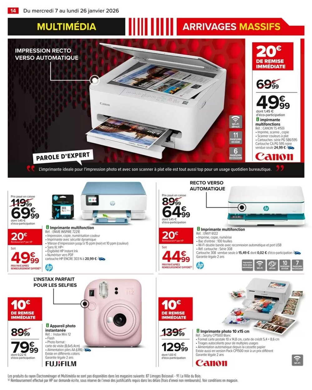 Prospectus promotionnel Carrefour valable à partir du 07/01/2026 - Page 16.