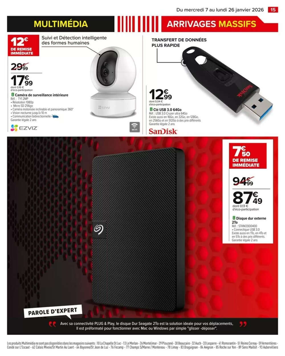 Prospectus promotionnel Carrefour valable à partir du 07/01/2026 - Page 17.