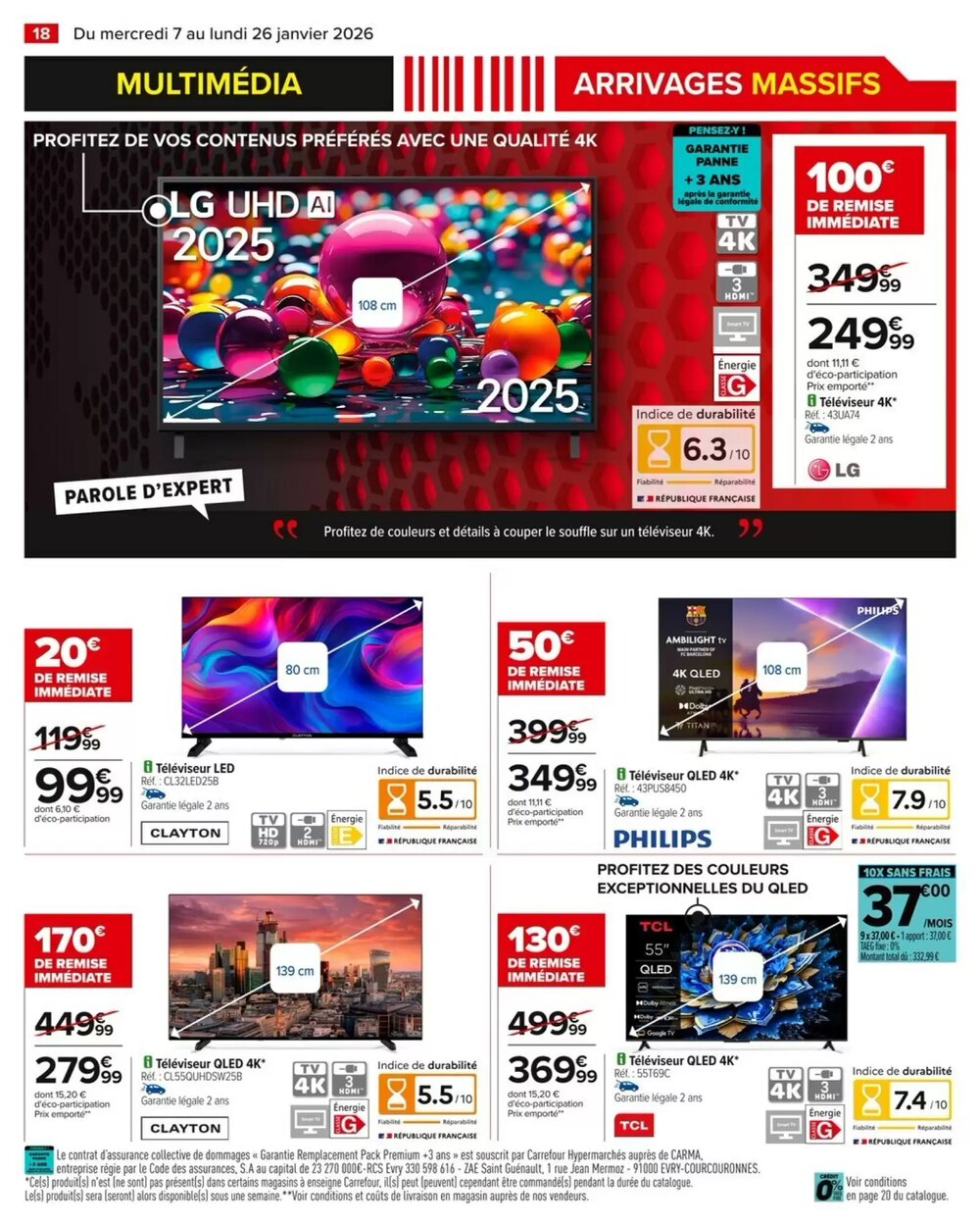 Prospectus promotionnel Carrefour valable à partir du 07/01/2026 - Page 20.