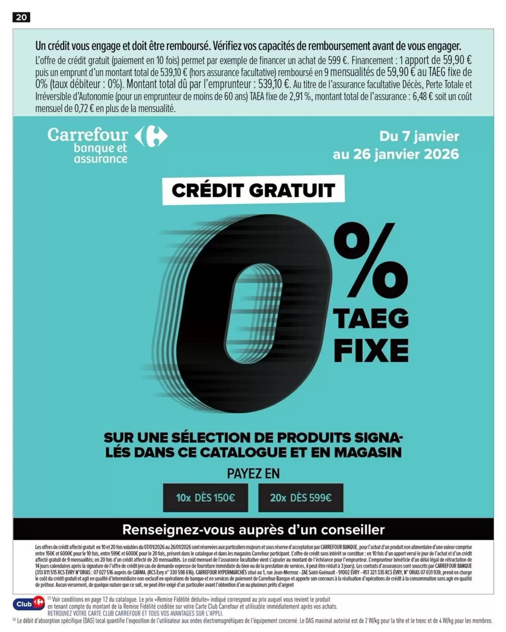 Prospectus promotionnel Carrefour valable à partir du 07/01/2026 - Page 22.