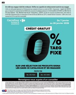 Prospectus promotionnel Carrefour valable à partir du 07/01/2026 - Page 22.