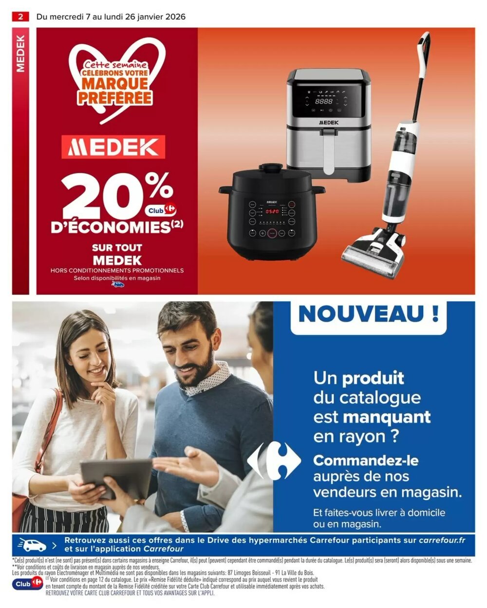 Prospectus promotionnel Carrefour valable à partir du 07/01/2026 - Page 4.