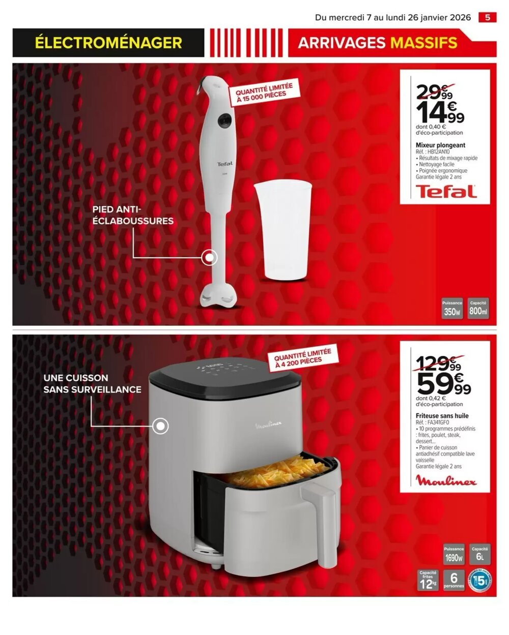 Prospectus promotionnel Carrefour valable à partir du 07/01/2026 - Page 7.