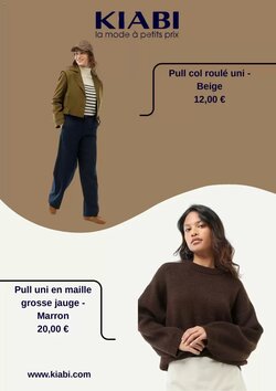 Prospectus promotionnel KIABI valable à partir du 07/01/2026 - Page 6.