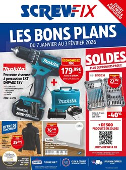 Prospectus promotionnel Screwfix valable à partir du 07/01/2026 - Page 1.