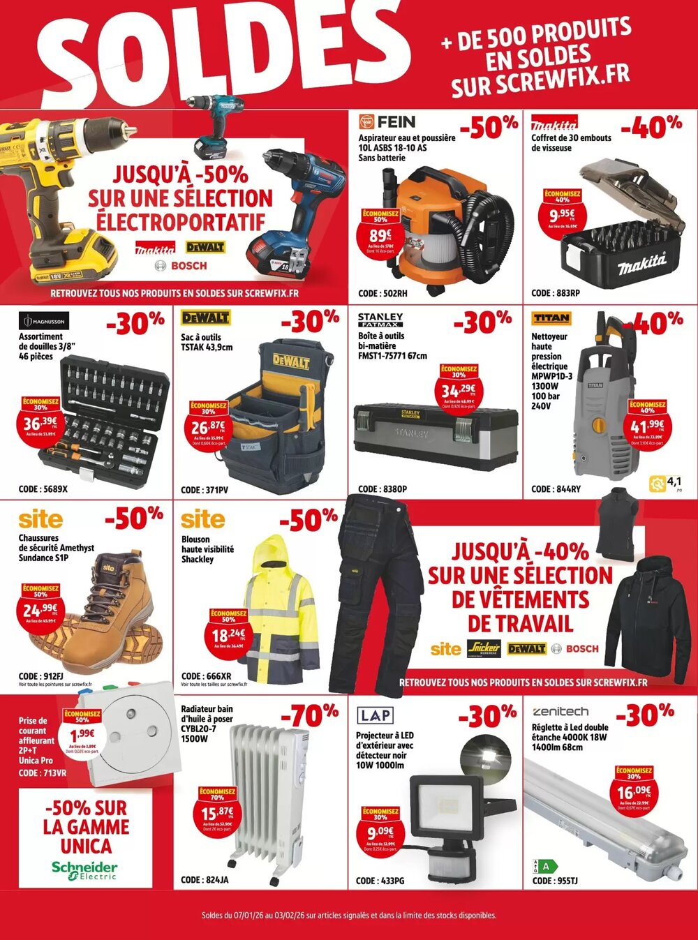 Prospectus promotionnel Screwfix valable à partir du 07/01/2026 - Page 2.