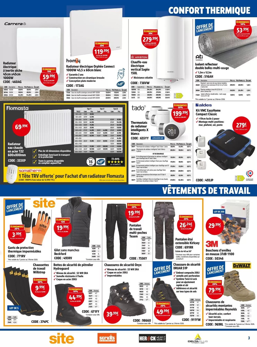 Prospectus promotionnel Screwfix valable à partir du 07/01/2026 - Page 3.